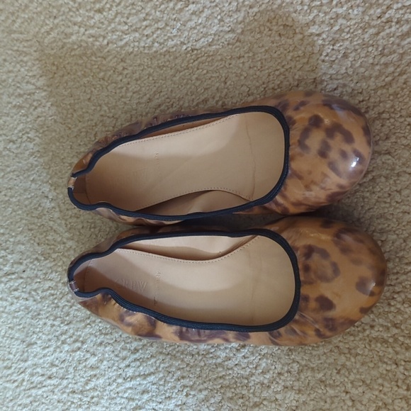 J Crew Lula Cheetah Made In Italy Ballet Flat Size 8.5 - Picture 2 of 10
